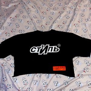 Heron Preston Crop Top